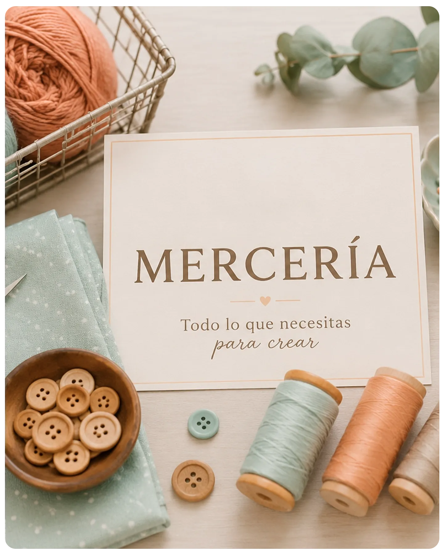 Mercería online Le Petit Popelin en Avilés con hilos, agujas, botones, cremalleras y accesorios de costura para tejer, bordar y hacer ganchillo.